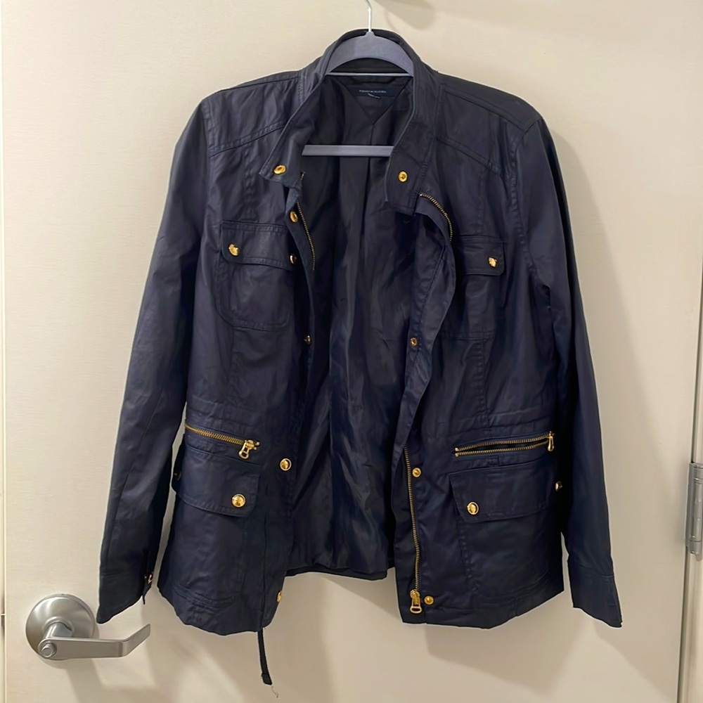 Tommy Hilfiger navy blue with gold jacket